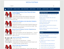 Tablet Screenshot of mediapustaka.com